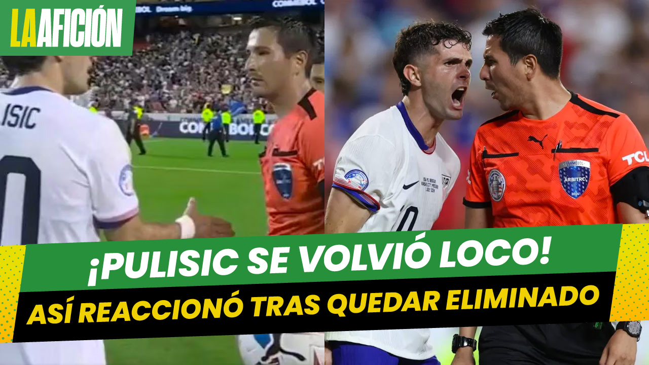 Christian Pulisic invitó al árbitro a celebrar con Uruguay tras eliminación