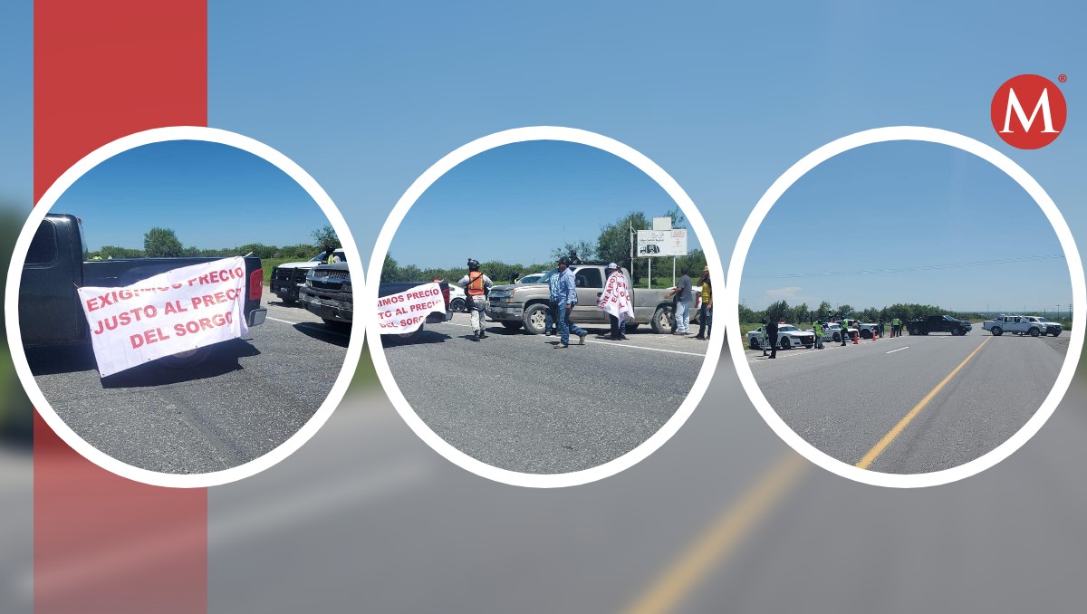 Circulación cerrada carretera Reynosa-Monterrey por manifestación