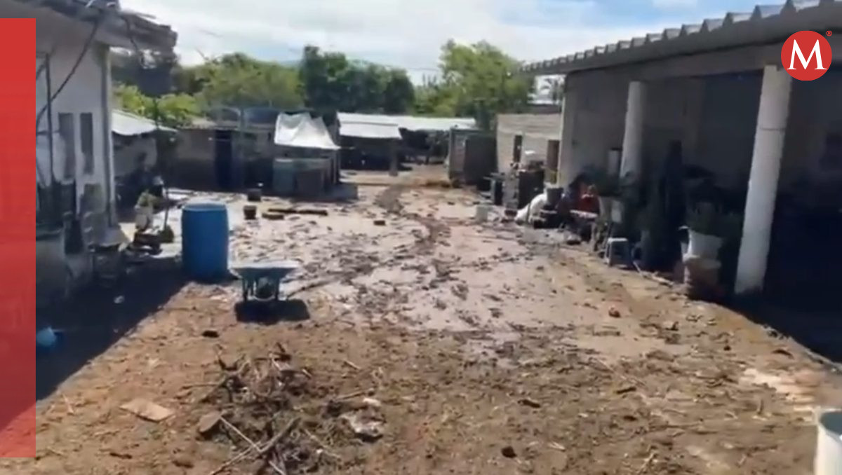 Desbordamiento de río afecta a viviendas en Tlapanalá, Puebla | Miguel Ceballos
