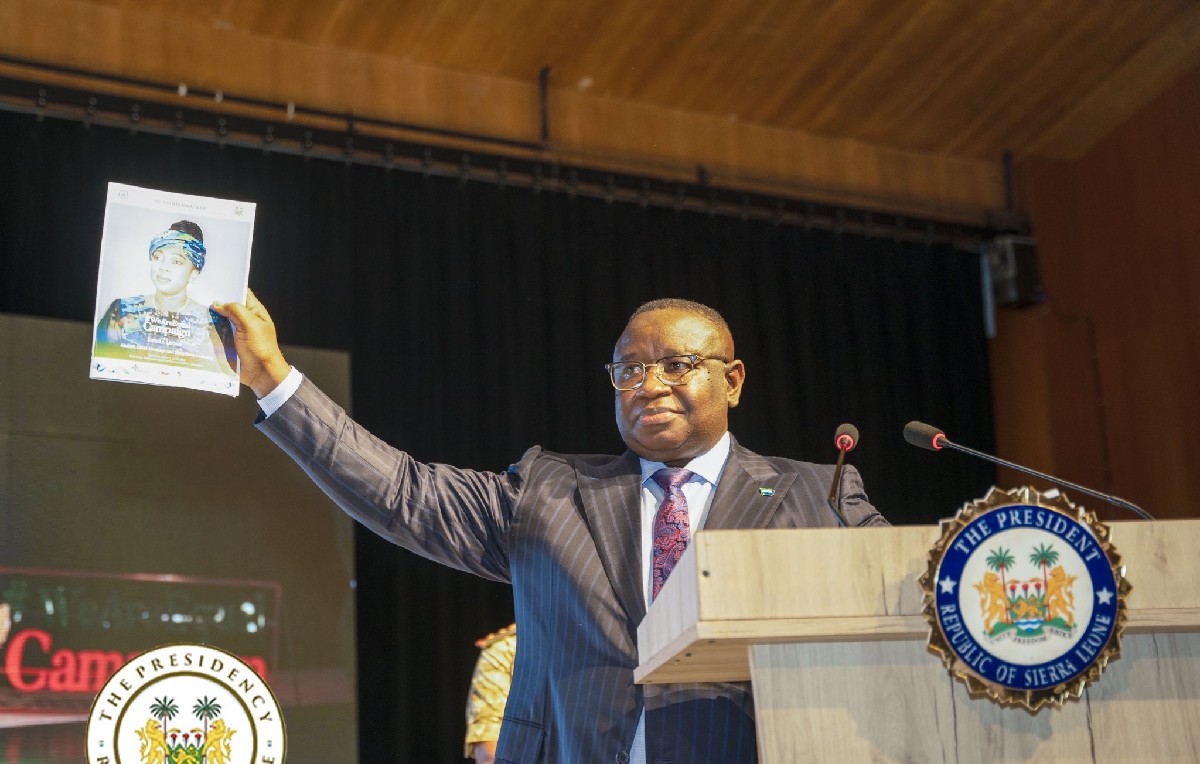 Julius Madaa Bio, presidente de Sierra Leona (X/@PresidentBio)