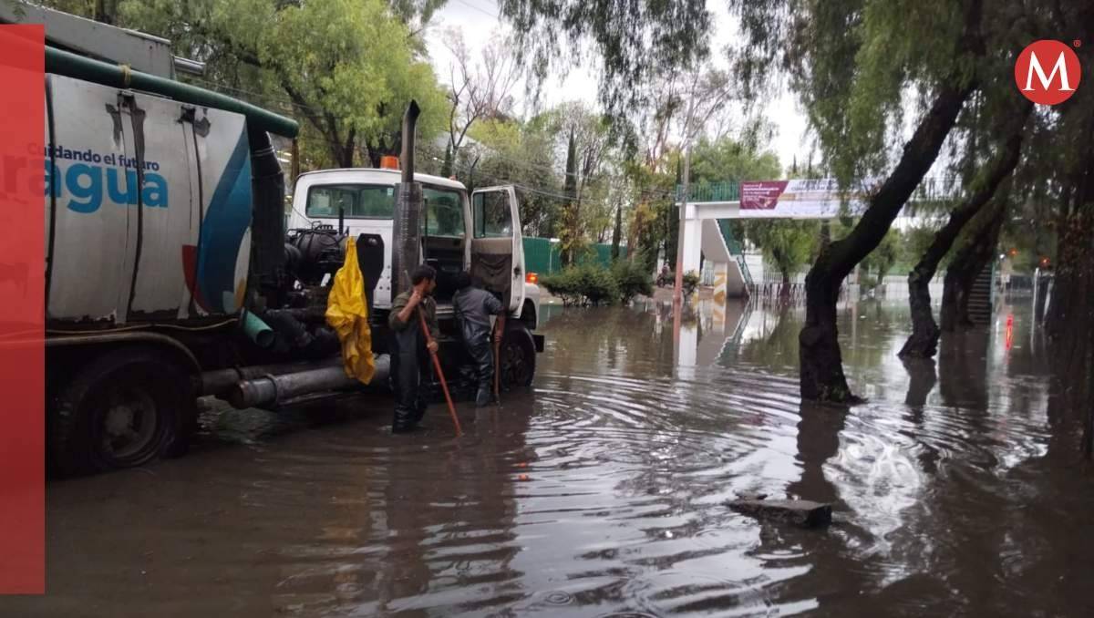 Lluvias afectan vialidades en Cuautitlán Izcalli| Especial