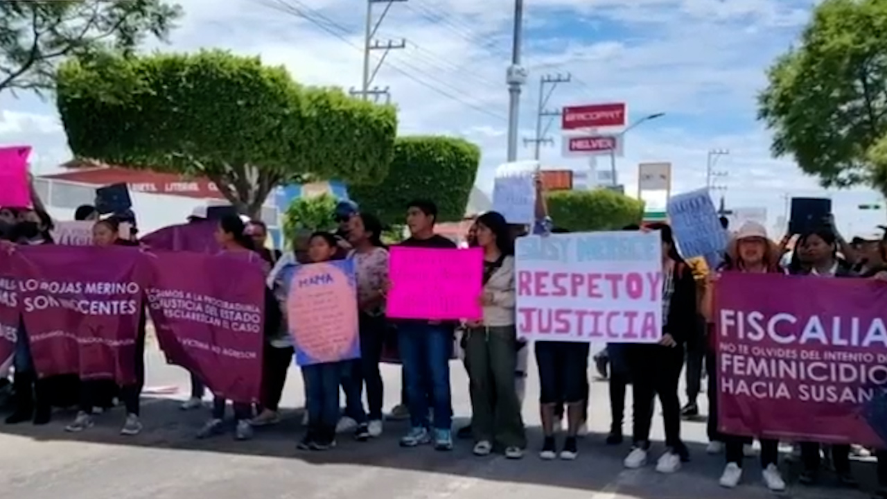 Pobladores se manifiestan en Casa de Justicia de Tehuacán; exigen justicia para Susy