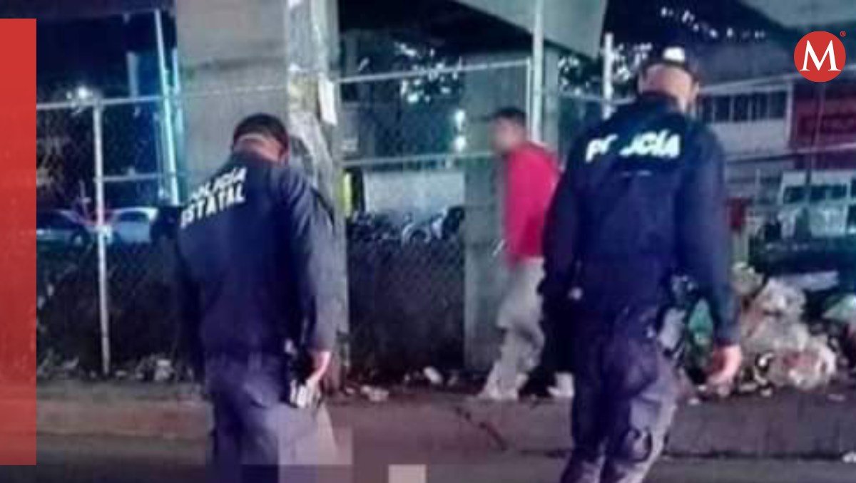 Policías de Tlalnepantla acudieron al lugar tras los disparos del policía de la CdMx a presuntos asaltantes. Foto: (Especial)