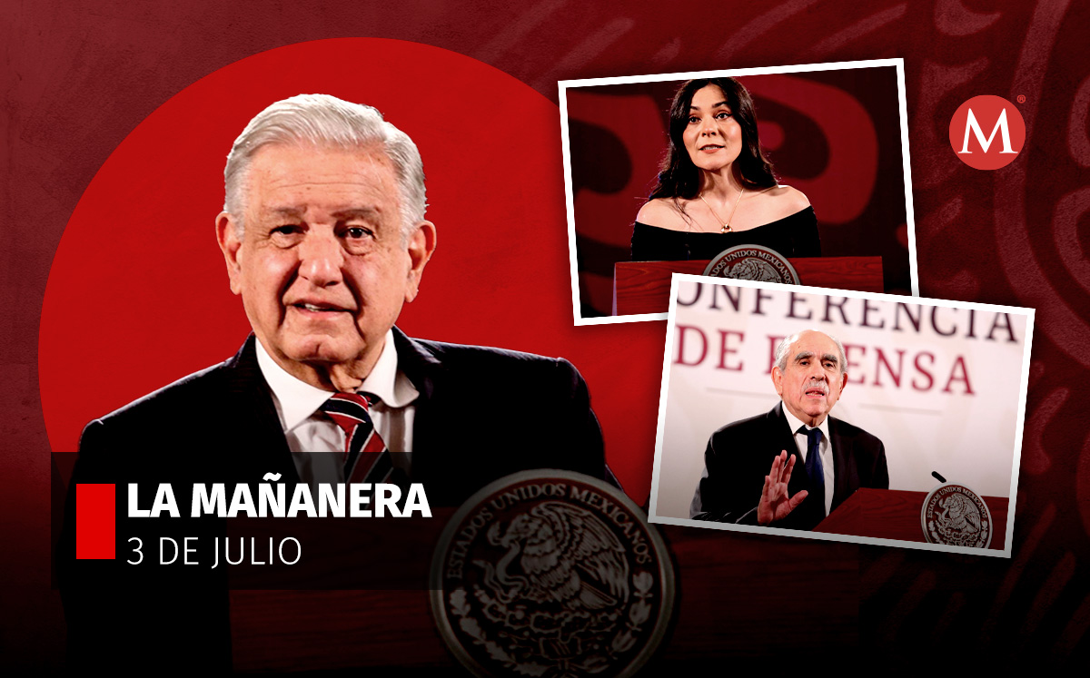 El presidente López Obrador en la mañanera desde Palacio Nacional. | Cuartoscuro