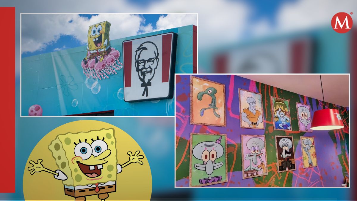Así se verá el KFC de Bob Esponja en Monterrey | @RecorriendoMty
