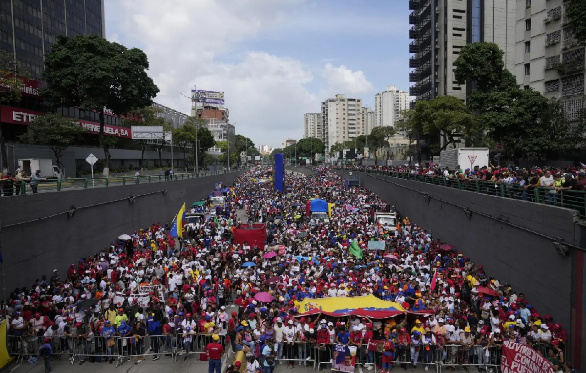 Campañas electorales en Caracas, Venezuela (AP)