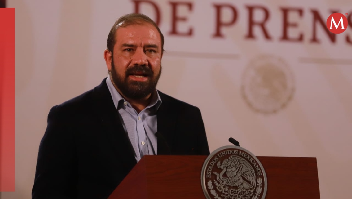 Carlos Calderón, coordinador nacional de la Estrategia Digital, en La Mañanera. | Javier Ríos