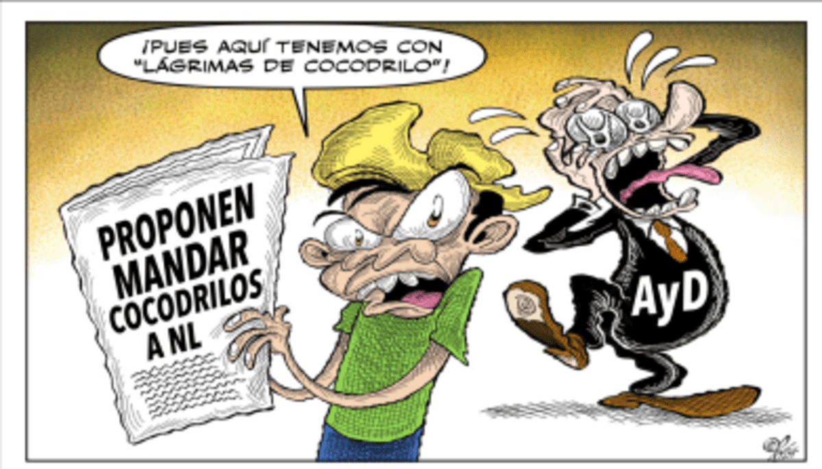 Cocodrilos y cortes de agua