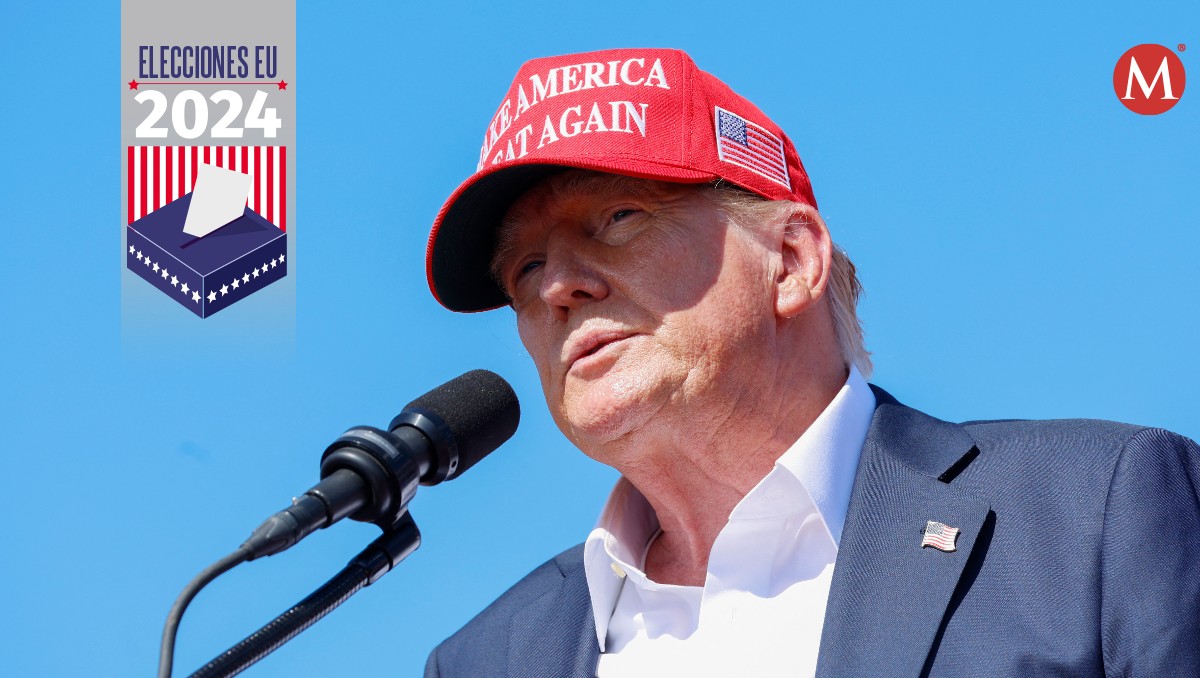 Donald Trump llamó "patética" a la vicepresidenta Kamala Harris. | AFP