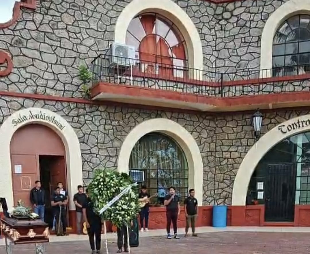 Funeral de estudiante por muerte de alumnos en Ayotzinapa.