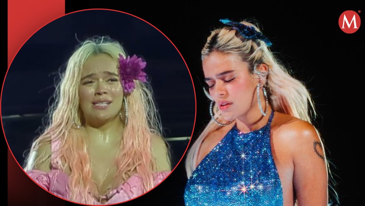 Karol llora en pleno concierto; esta de luto. | X@RMAYTEB_