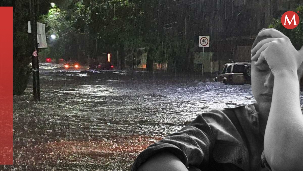 Las lluvias pueden causar estrés y depresión en las personas que hayan vivido situaciones traumáticas (Foto: Cortesía | Diseño: Milenio)
