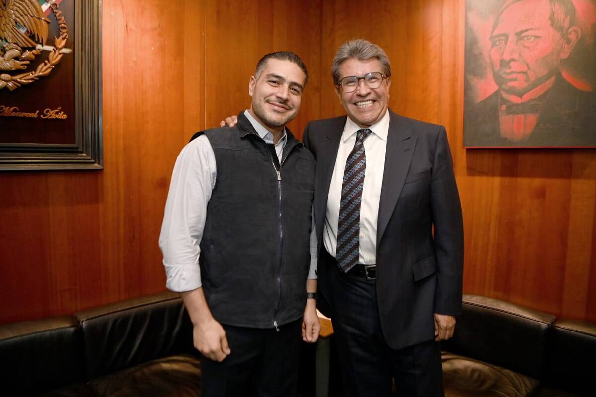 Ricardo Monreal y Omar García Harfuch. | Foto: Especial.