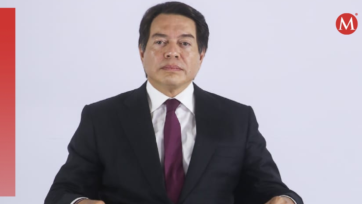 El próximo secretario de Educación, Mario Delgado, durante el anuncio de hoy del gabinete. | Araceli López