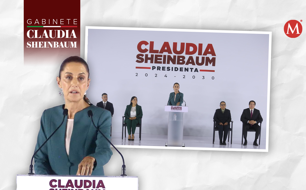 Sigue el MXM del anuncio del gabinete de Claudia Sheinbuam.