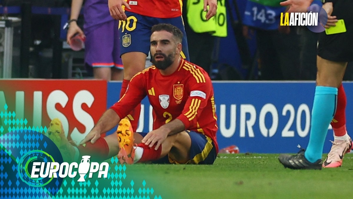 Dani Carvajal fue expulsado del encuentro ante Alemania por doble amarilla y se perderá el juego de semifinales (Reuters)