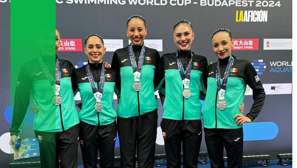 Equipo de natación artística mexicano gana medalla de plata en Súper Final de Copa del Mundo (COM)