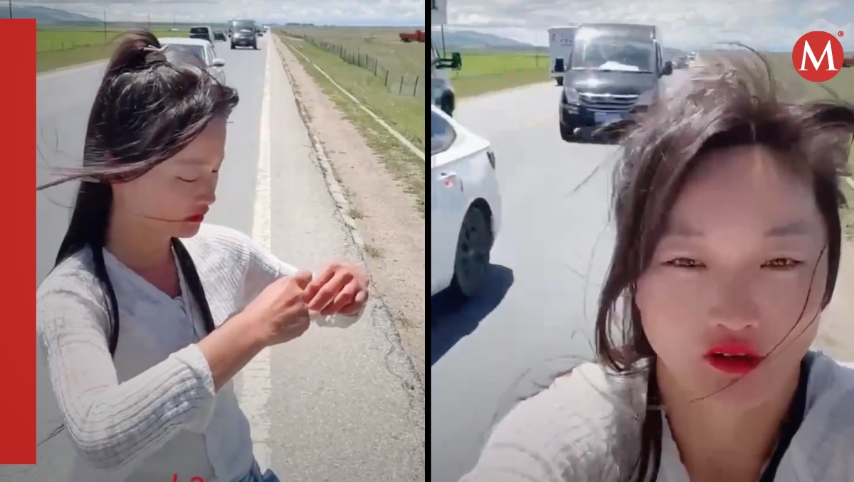 Influencer es atropellada al realizar un en vivo en plena carretera | ESPECIAL