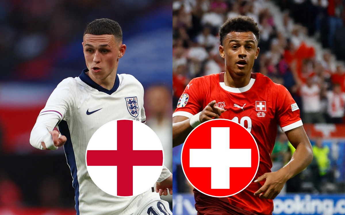 Inglaterra vs Suiza | Dónde VER cuartos de final de la Eurocopa 2024 (Reuters)