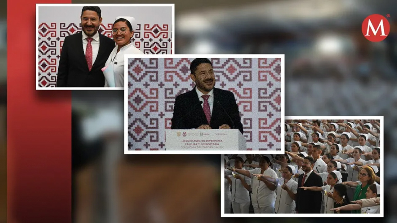Martí Batres reconoce a la primera generación de la Universidad de la Salud