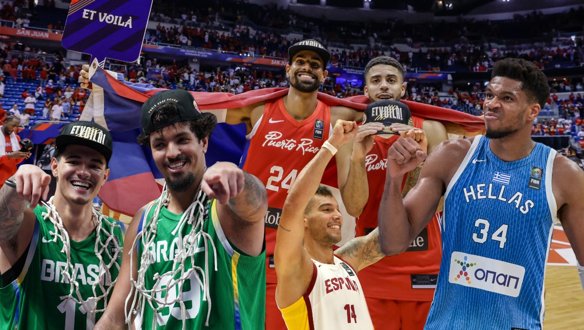 España, Brasil, Puerto Rico y Grecia clasifican en basquetbol a París 2024 (AP)