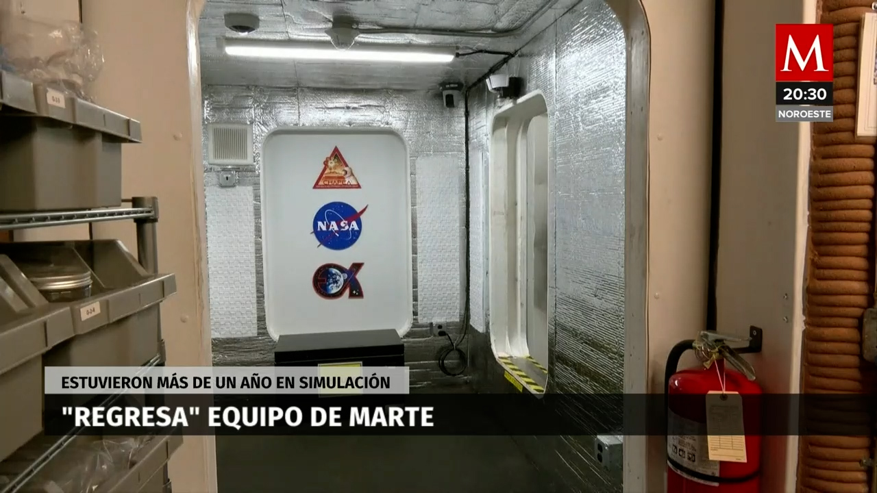 Tripulación de la misión simulada de Marte regresa a Houston tras un año de experimentos espaciales