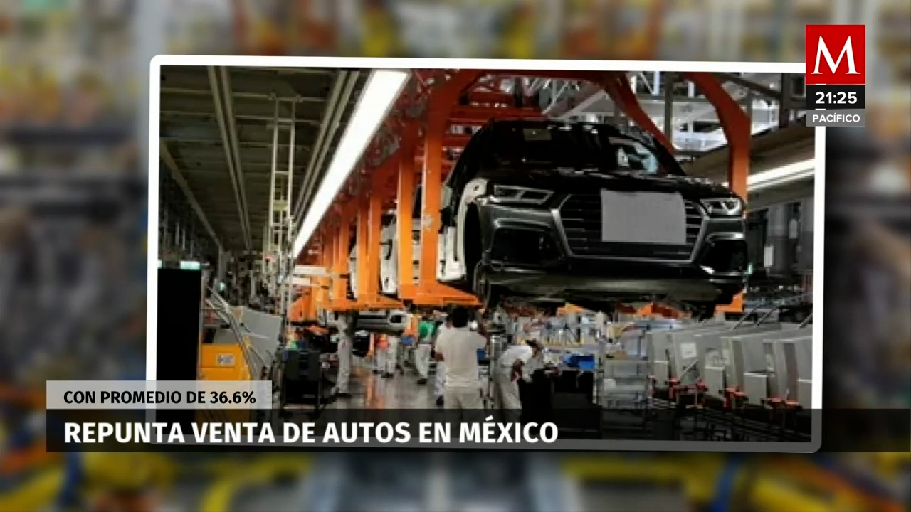 Ventas de vehículos nuevos aumentan un 12% en el primer semestre de 2024, según INEGI