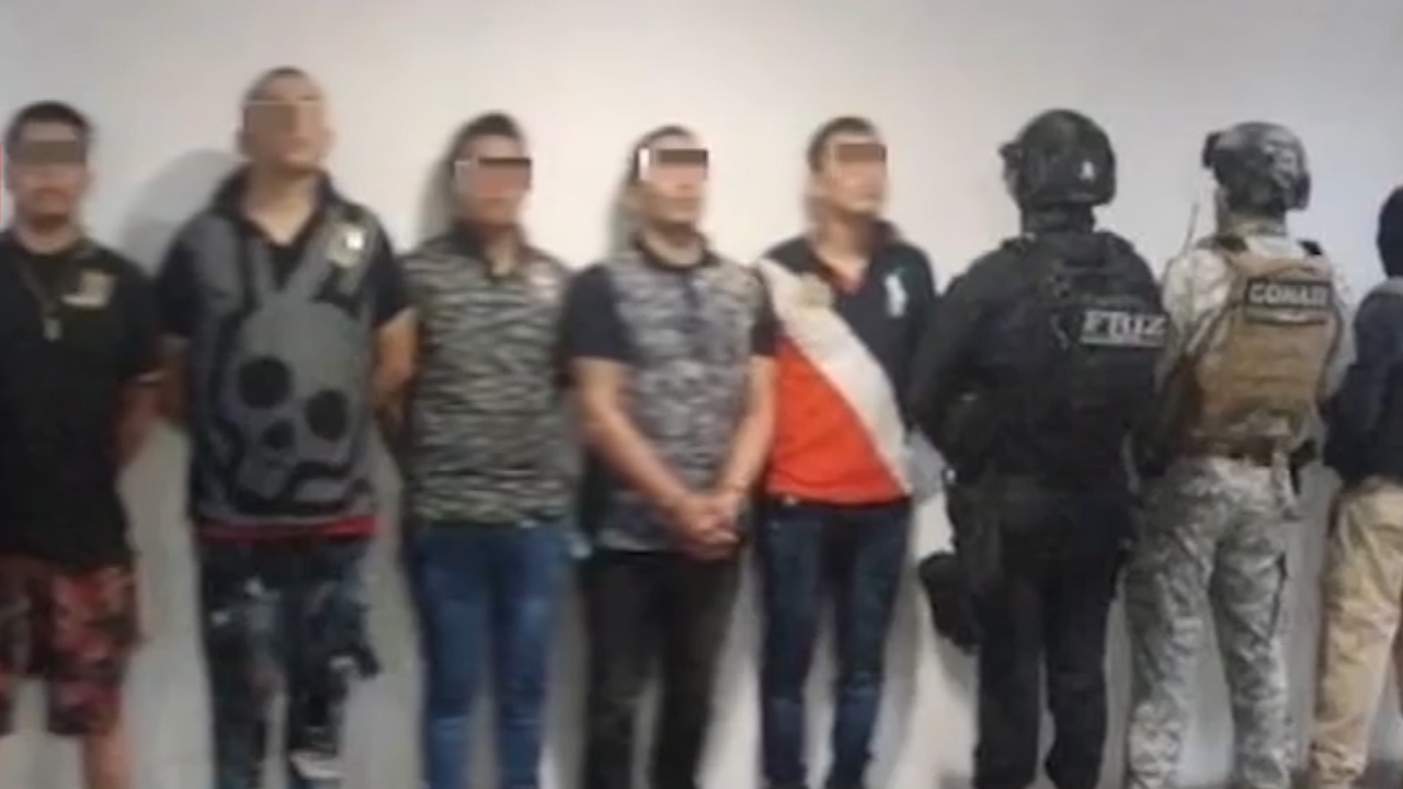 Caen 8 hombres por asesinato de un policía de investigación en Zacatecas; dicen pertenecer al CJNG