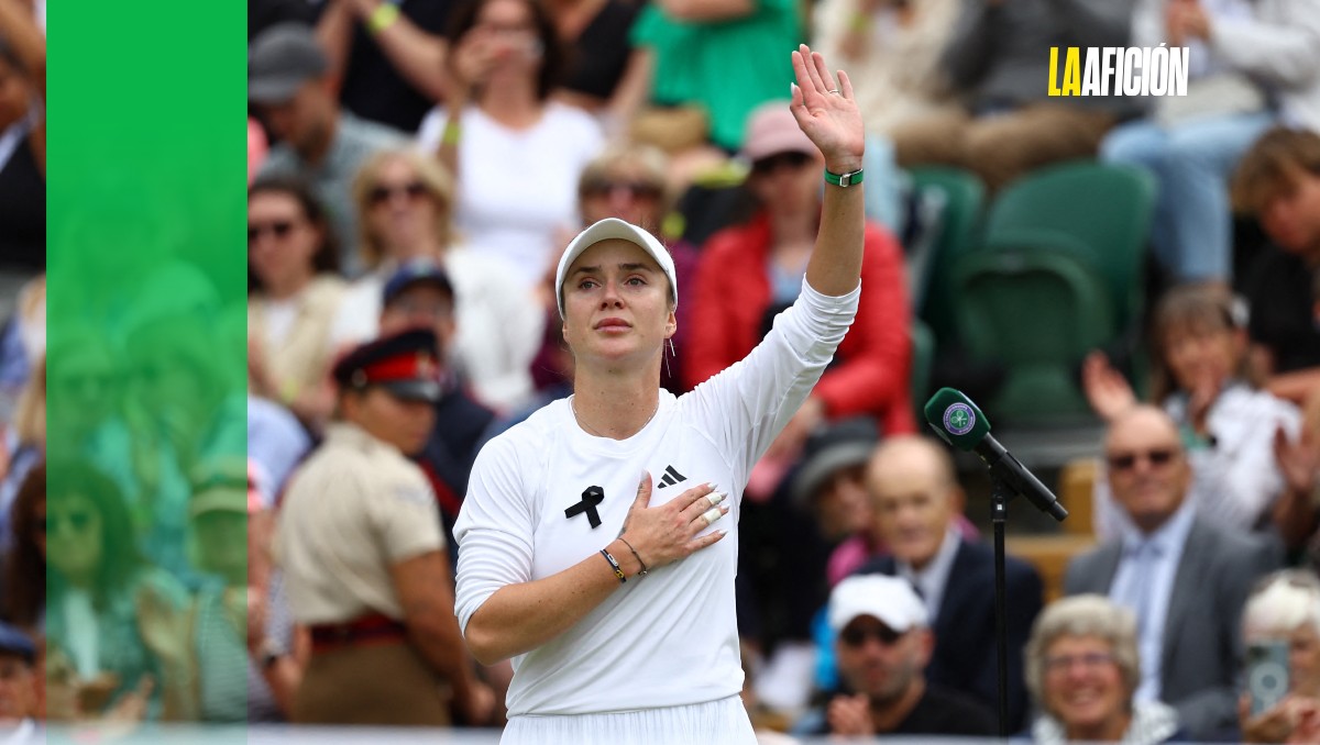 Elina Svitolina luce moño negro y llora por los ataques con misiles rusos a Ucrania (Reuters)