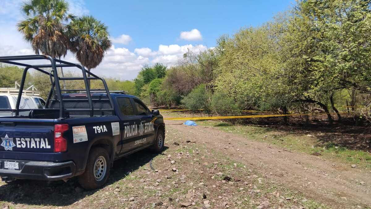 Escena del crimen en Badiraguato