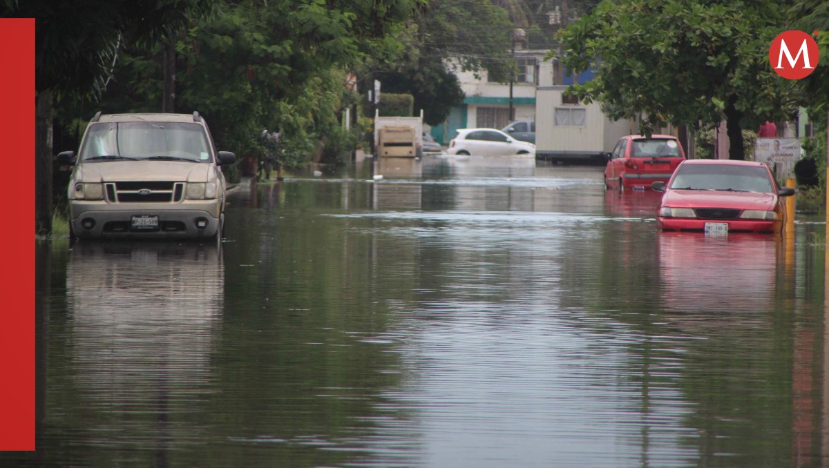Habitantes en zonas bajas de la zona sur de Tamaulipas sufrieron inundaciones. (Sergio Sánchez)