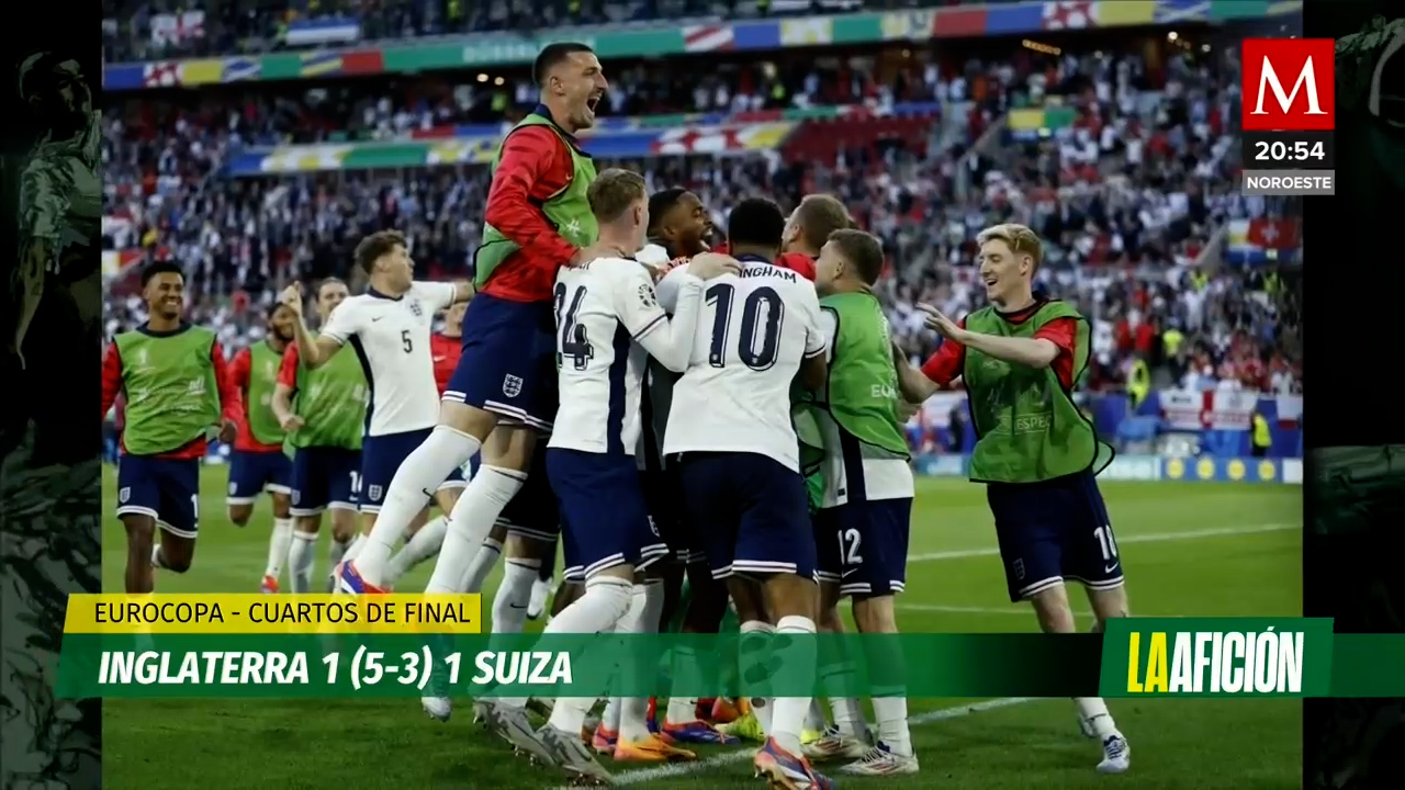 Inglaterra avanza a la semifinal de la Eurocopa 2024 tras imponerse en penales a Suiza