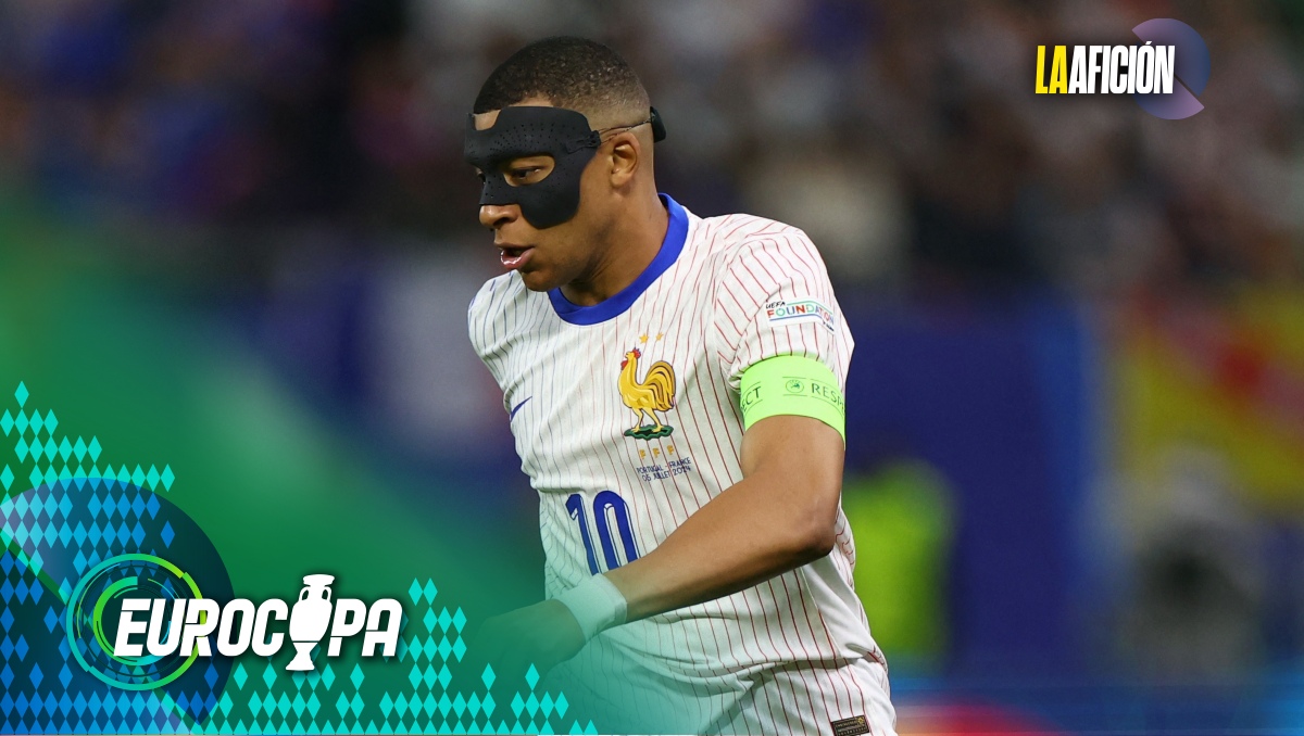 Kylian Mbappé, el jugador más rápido de la Eurocopa 2024 (Reuters)