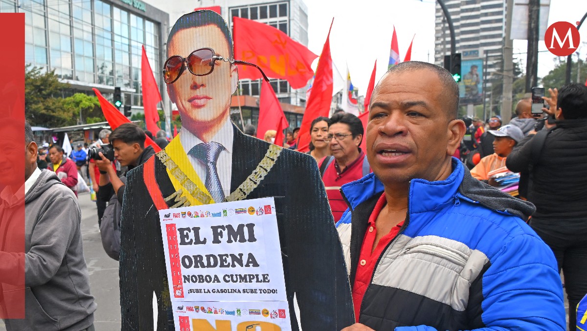 Los ecuatorianos se manifestaron contra el encarecimiento de combustibles. | AFP