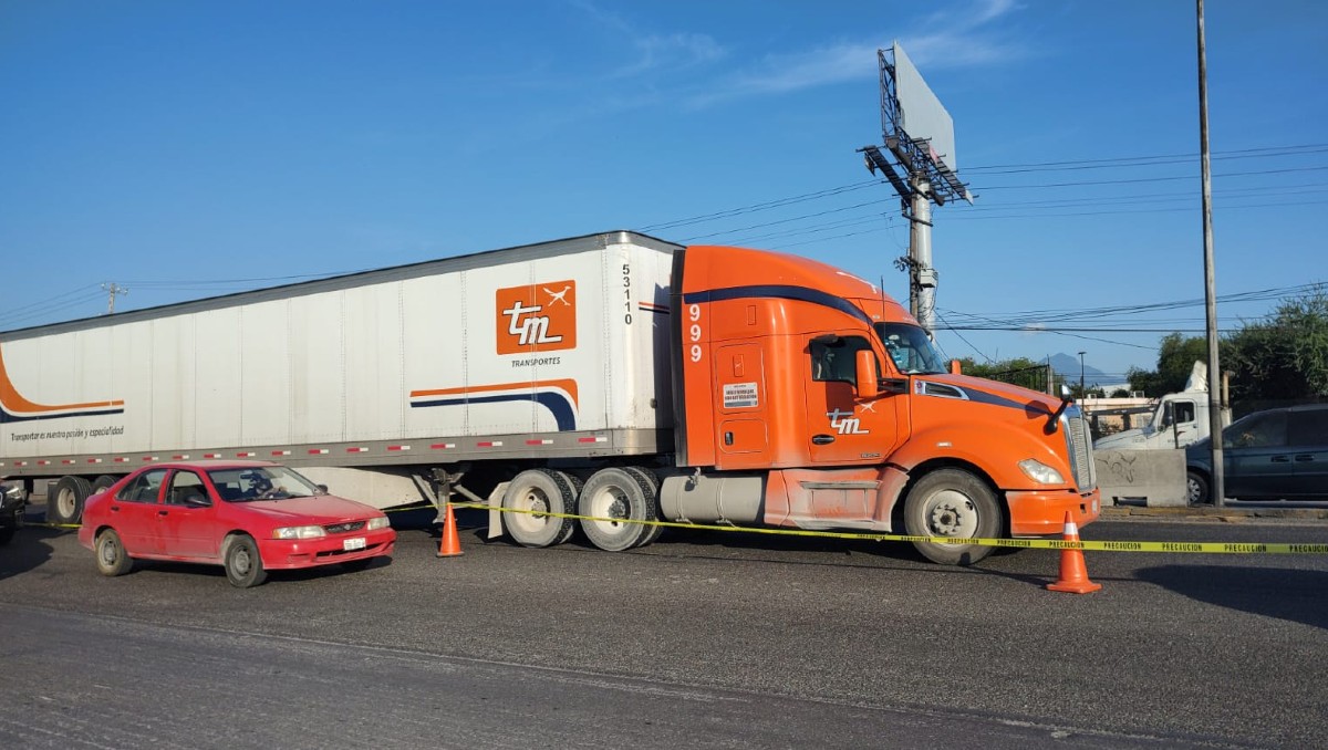 El accidente se registró en la circulación de sur a norte | Agustín Martínez