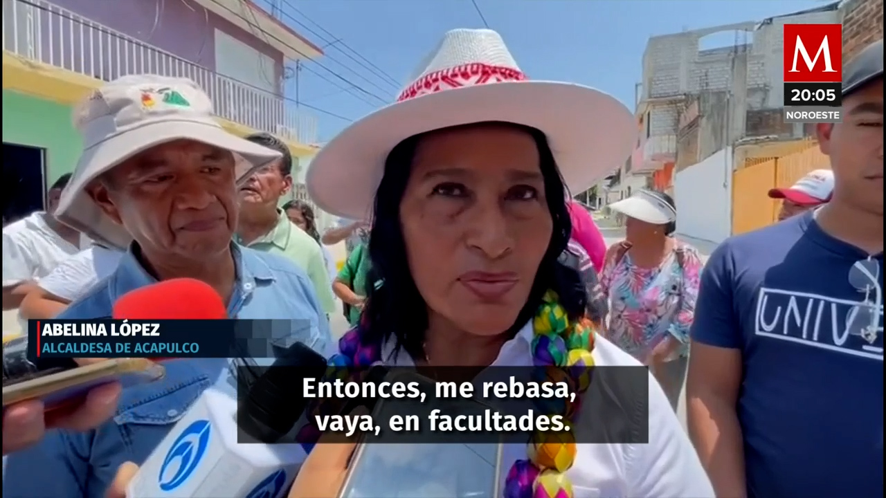 Alcaldesa de Acapulco admite que la crisis de seguridad supera sus facultades