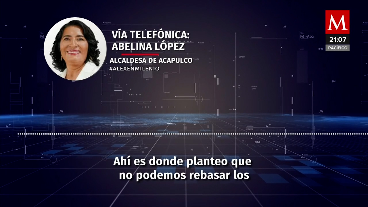 Alcaldesa de Acapulco admite que inseguridad supera facultades locales
