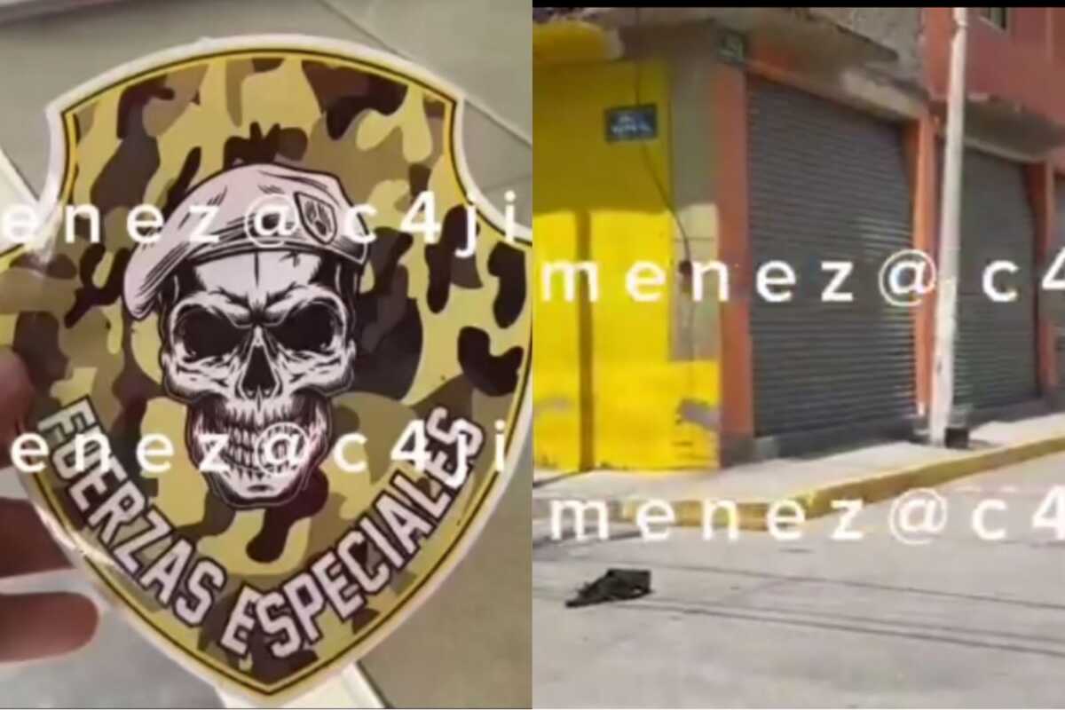 Extorsionadores identifican negocios con sellos.