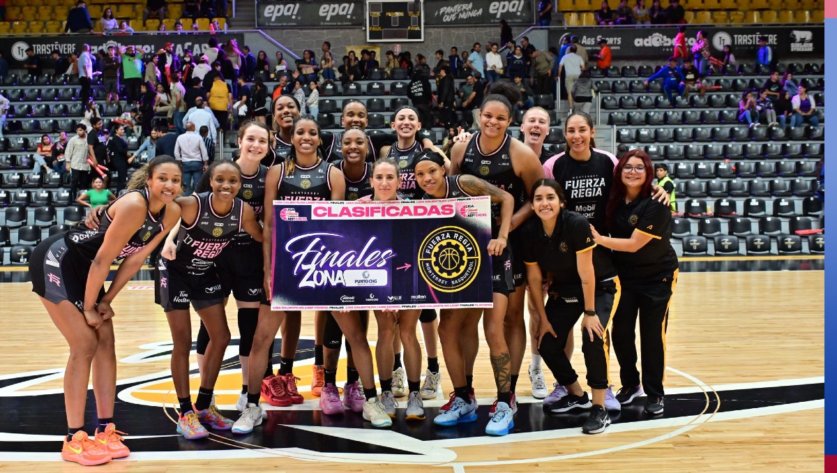 Fuerza Regia Femenil avanza a la final de Zona de la LNBP con agónico triunfo (X @FuerzaRegiaFem)