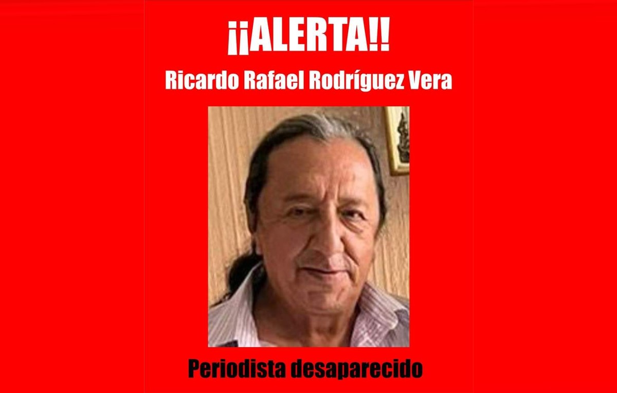 Periodista Ricardo Rafael Vera, desaparecido en Michoacán (Especial)