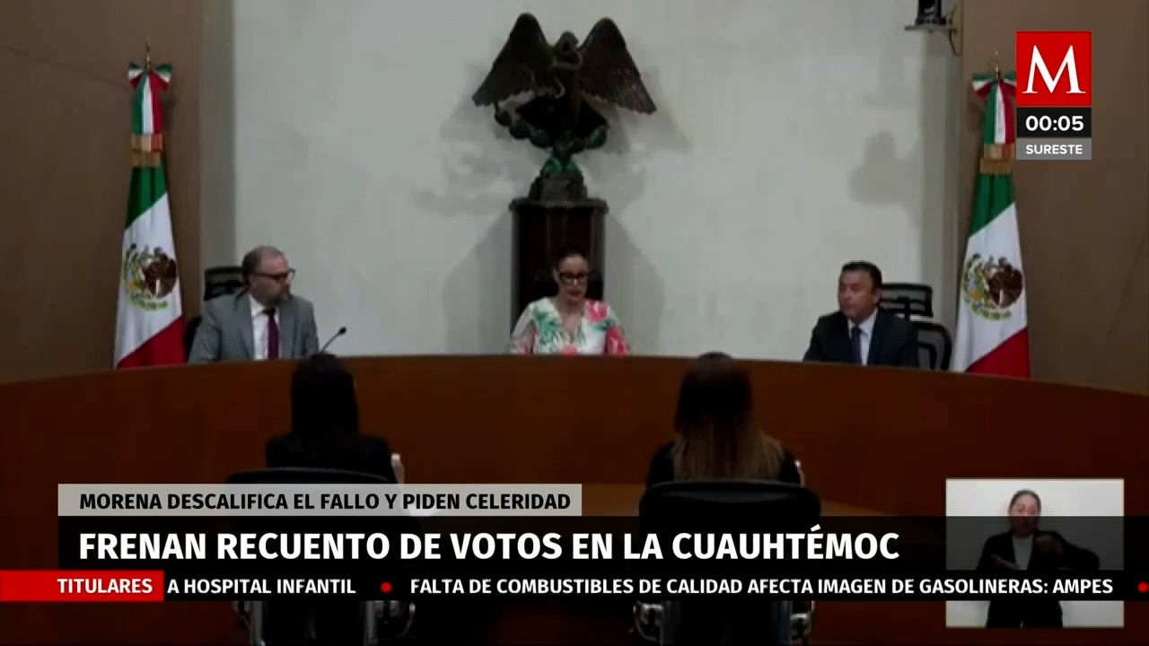 Sala regional de la CdMx niega recuento de votos y ratifica el triunfo de Alessandra Rojo de la Vega
