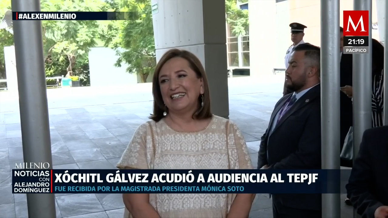 Xóchitl Gálvez se reúne con la magistrada presidenta del Tribunal Electoral