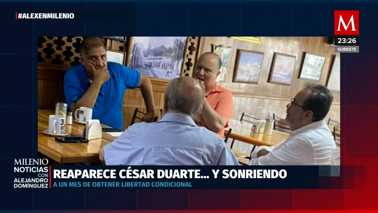 César Duarte reaparece en el restaurante 'Pam Pam' tras obtener libertad condicional