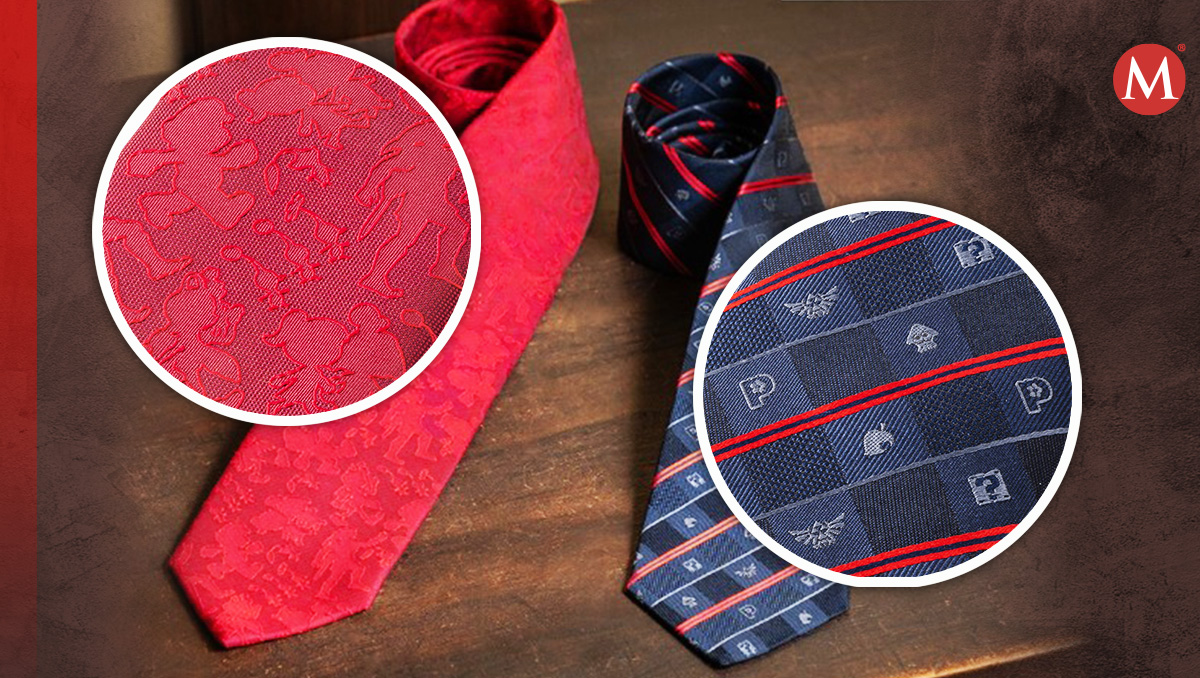 Nueva colección de corbatas de Nintendo fusiona moda y gaming | Diseño: Óscar Ávila
