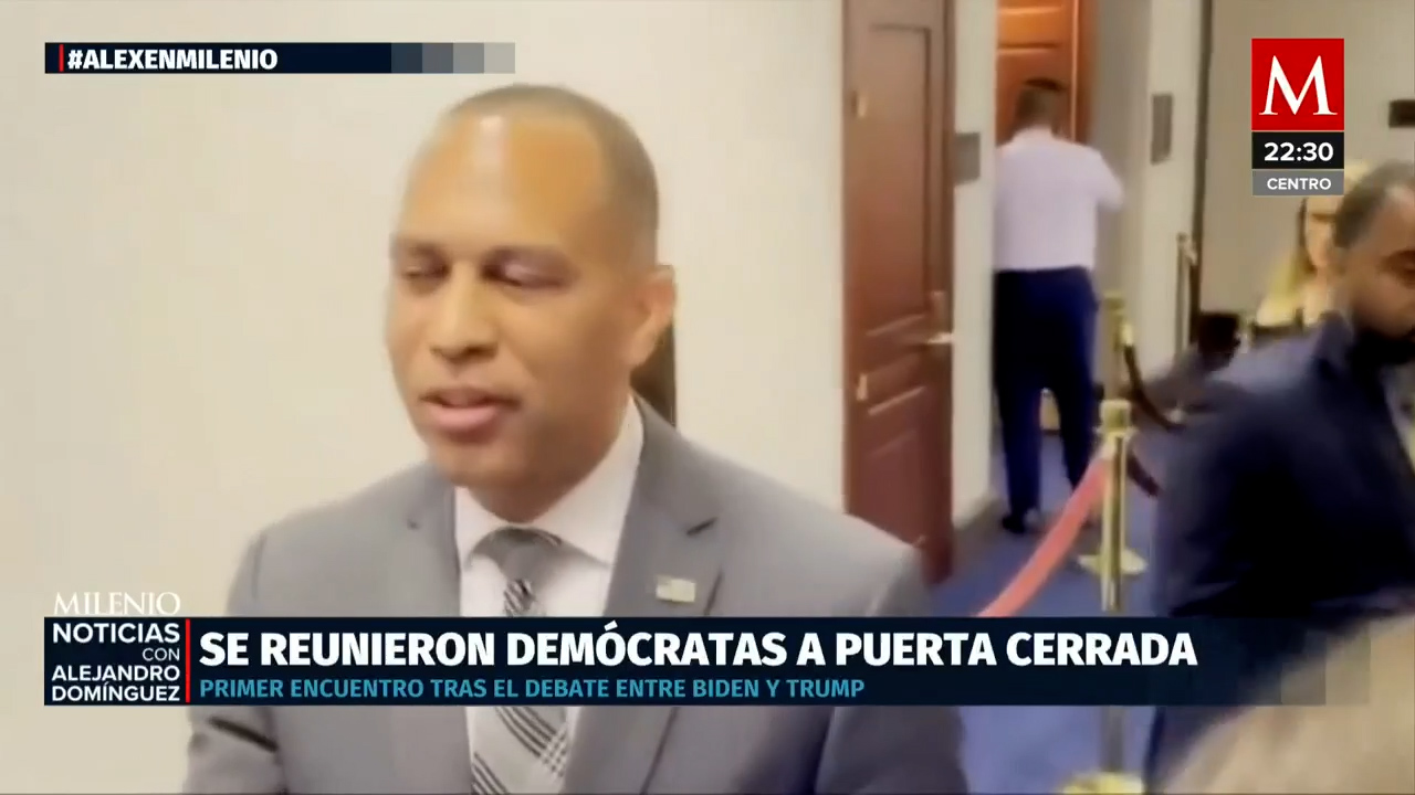 Demócratas se reúnen a puerta cerrada con Joe Biden tras debate con Donald Trump