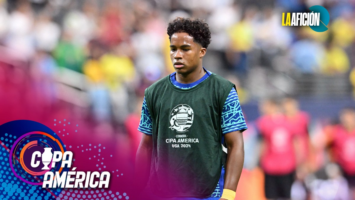 Endrick defiende a Vinicius tras la Copa América; Rivaldo lo critica (AFP)