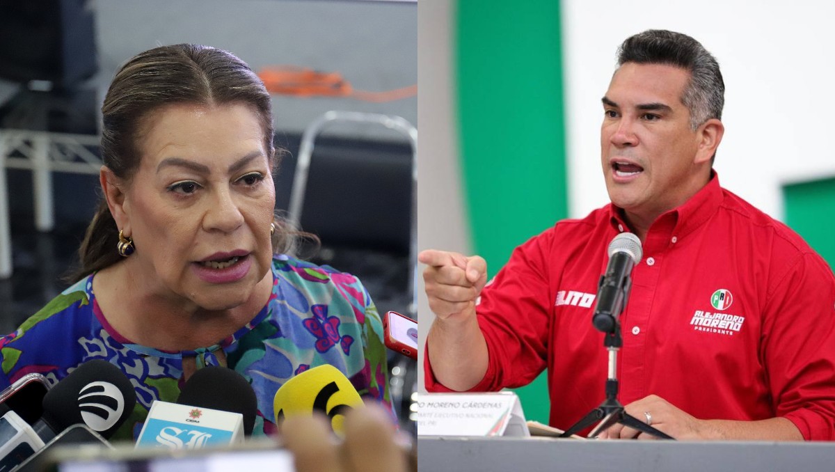 Leticia Herrera declaró  no estar de acuerdo con la reelección de Alejandro Moreno. | Rolando Riestra
