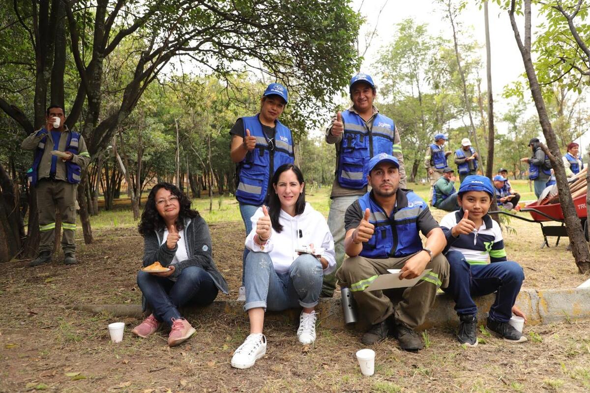 Lía Limón en la Tercera Jornada Anual de Reforestación