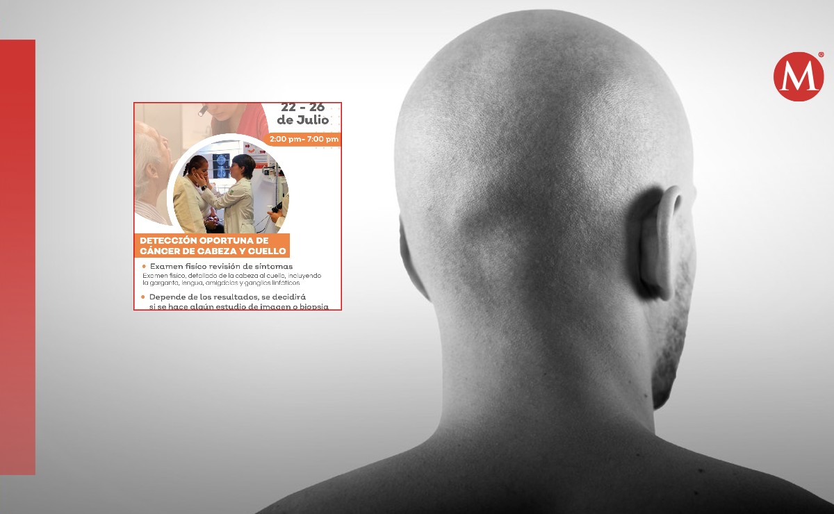 Llama el Instituto Jalisciense de Cancerología a la detección oportuna de cáncer de cabeza y cuello (Shutterstock | Diseño: Milenio)