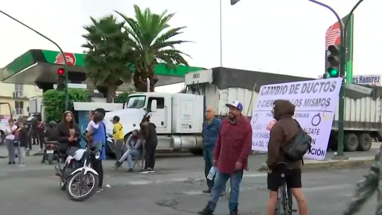 Residentes de Nezahualcóyotl demandan la limpieza de hidrocarburos en la zona